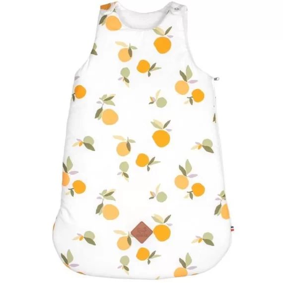Gigoteuse sans manches en coton, Clem blanc