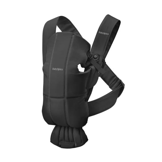 Porte-bébé Mini – Noir / Tissé