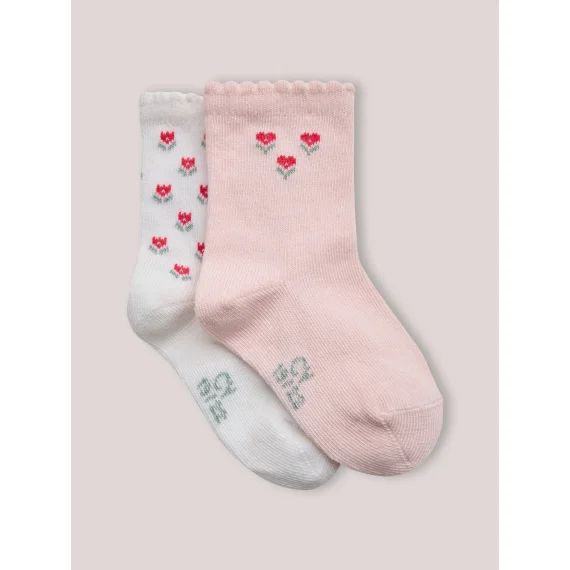 Lot De 2 Paires De Chaussettes Bébé Rose