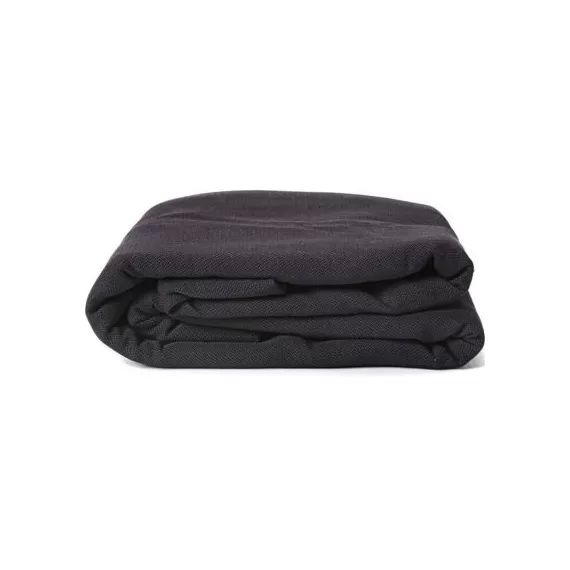 Echarpe de portage tissée en coton bio noir (4,60 m)