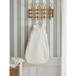 Gigoteuse Col Froufrou En Gaze De Coton Biologique Tog 2 Blanc Moyen Uni