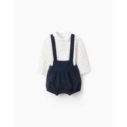 Body + Combishort ‘clés’ Bleu Foncé