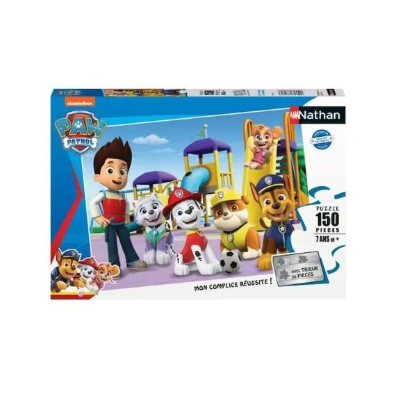 Puzzle Enfants Pat’patrouille 150 Pièces, Chase, Marcus Et Compagnie, Dès 7 Ans – Puzzle De Qualité Supérieure, Action & Aventure, 8 Bleu