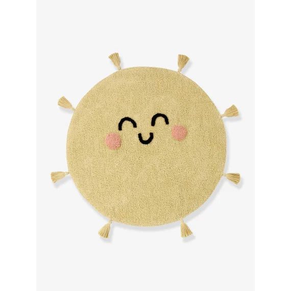 Tapis coton lavable You&rsquo;re my sunshine LORENA CANALS jaune