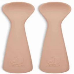 Cuillère Souple Silicone Rose Pale (2pcs) Rose