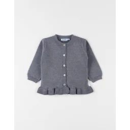 Cardigan En Tricot Gris