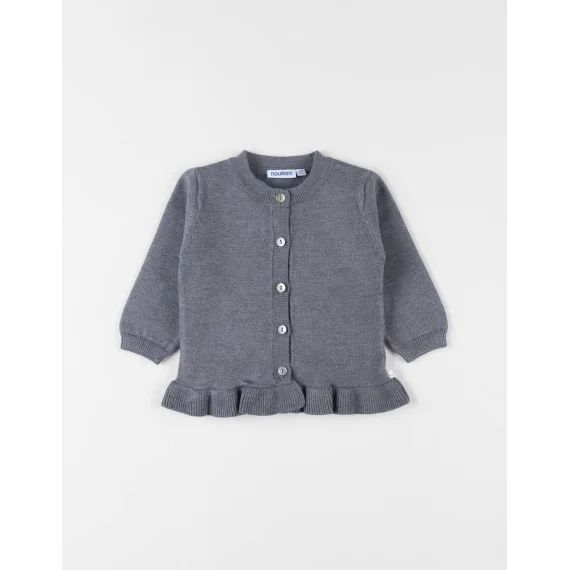 Cardigan En Tricot Gris