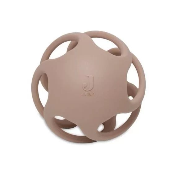 Anneau De Dentition Balle Silicone Silicone Biscuit – Jollein – Bébé Marron