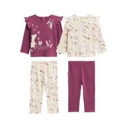 Lot De 2 Pyjamas Bébé Mila Rose