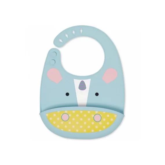 Bavoir Silicone Zoo licorne