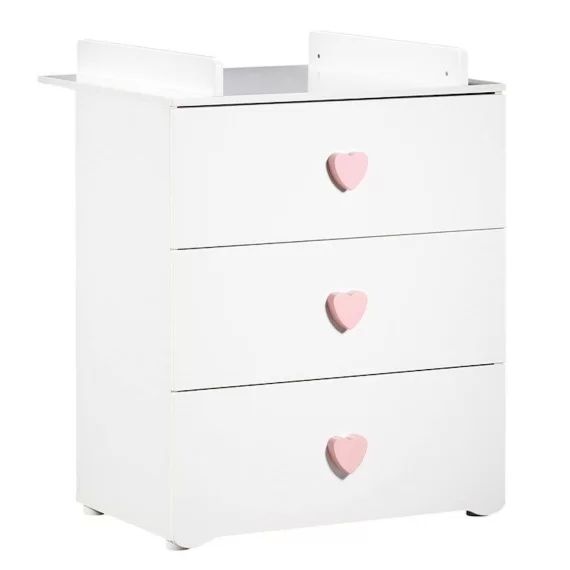 Commode à langer 3 tiroirs blanc