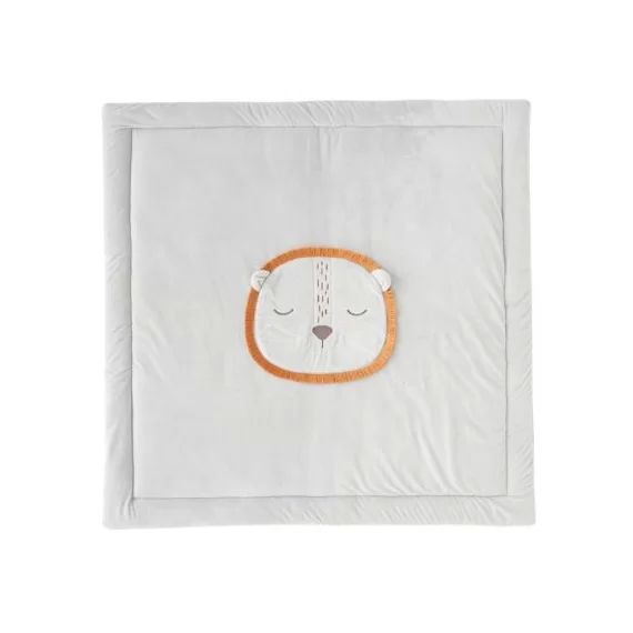 Tapis de jeu en veloudoux Babou & Kendi (100 x 100 cm)