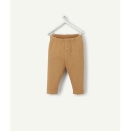 Legging bébé en coton camel