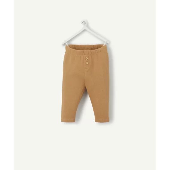 Legging bébé en coton camel