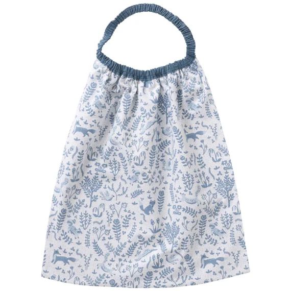 Serviette Élastique Bleu, Blanc