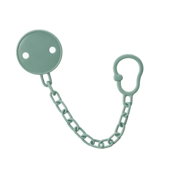 Attache-sucette Clip Vert Sauge