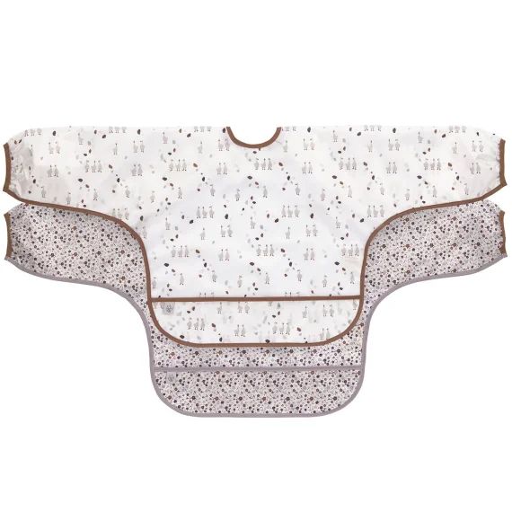 Lot De 2 Bavoirs Manches Longues Multi-coloured