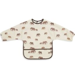 Bavoir manches longues waterproof Savannah éléphant
