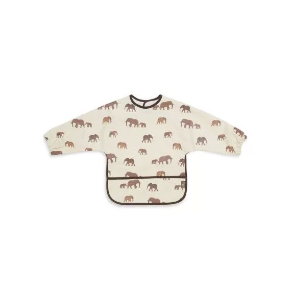 Bavoir manches longues waterproof Savannah éléphant