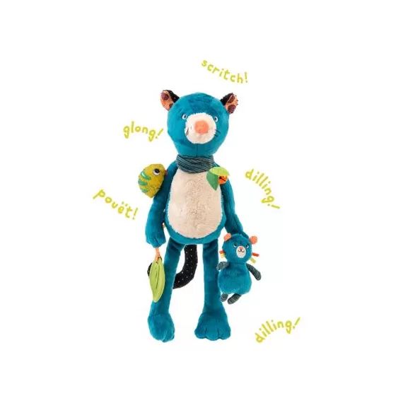 Peluche d&rsquo;activités Zimba la panthère Dans la Jungle
