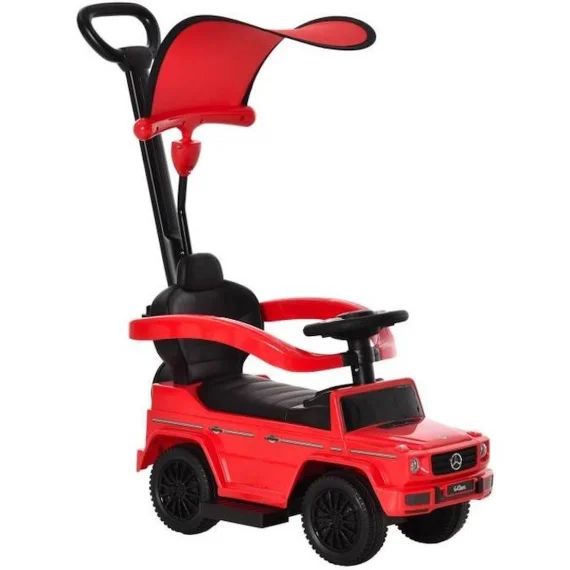 Voiture Porteur Pour Enfant Homcom – Multi-équipée 12-36 Mois – Rouge Rouge