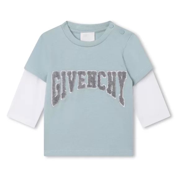 T-shirt à manches longues Garçon Vert