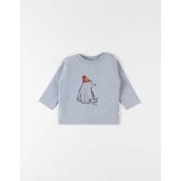T-shirt Ours Gris