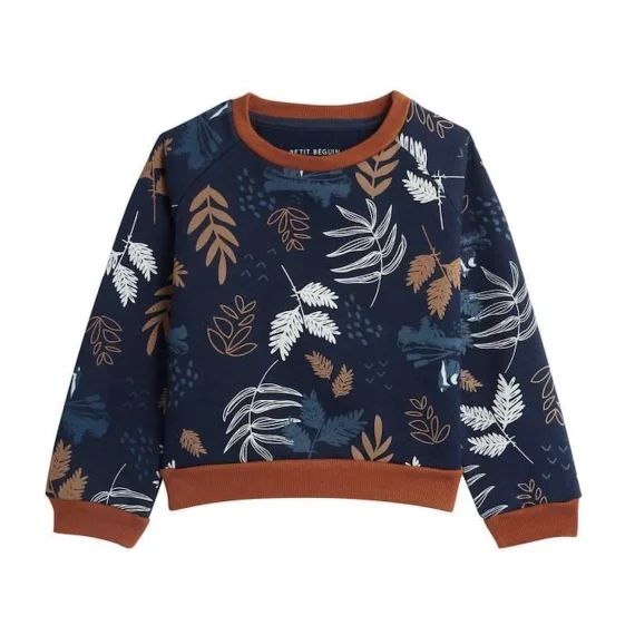 Sweat-shirt En Molleton Garçon Colorado Bleu