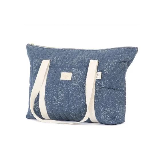Sac à langer Paris Gold bubble Night blue
