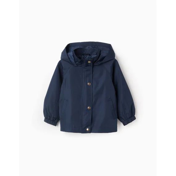 Coupe-vent Avec Capuche Bleu Foncé