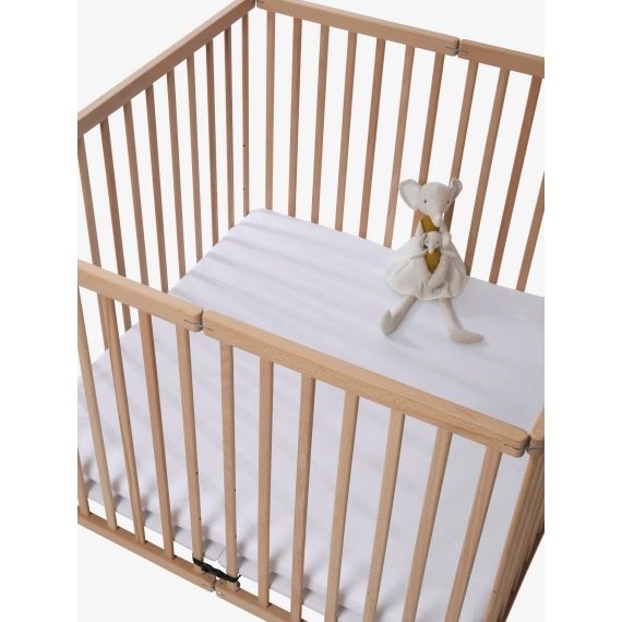 Matelas fond de parc 95 x 95 cm blanc
