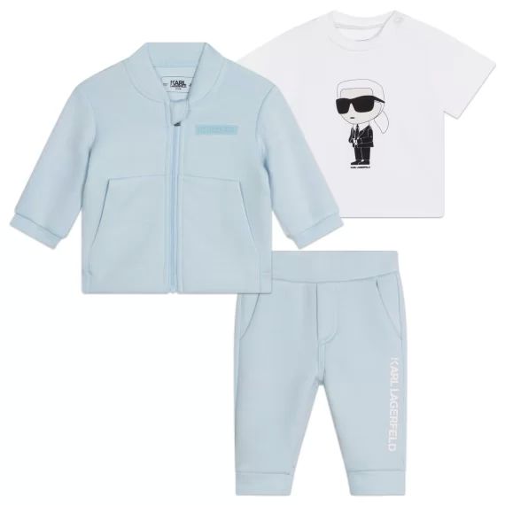 Ensemble de jogging 3 pièces Garçon Bleu
