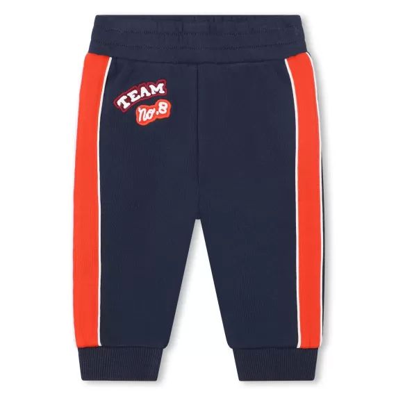 Pantalon de jogging en coton Garçon Bleu
