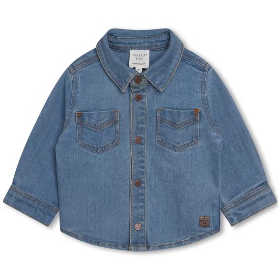 Chemise en denim Garçon Bleu