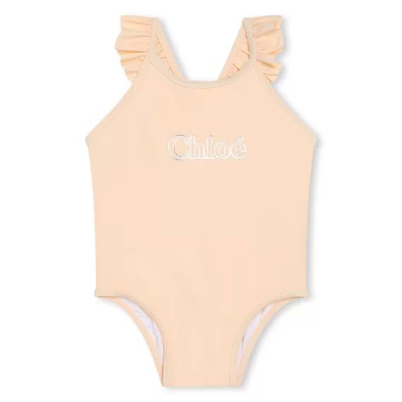 Maillot de bain une pièce Fille Beige