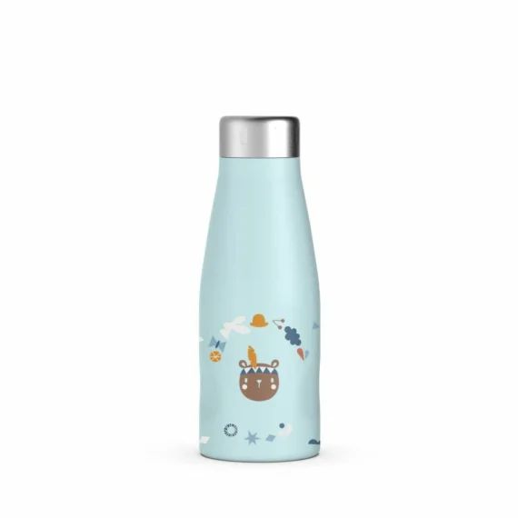 Gourde Inox Into The Forest 350 Ml Bleu