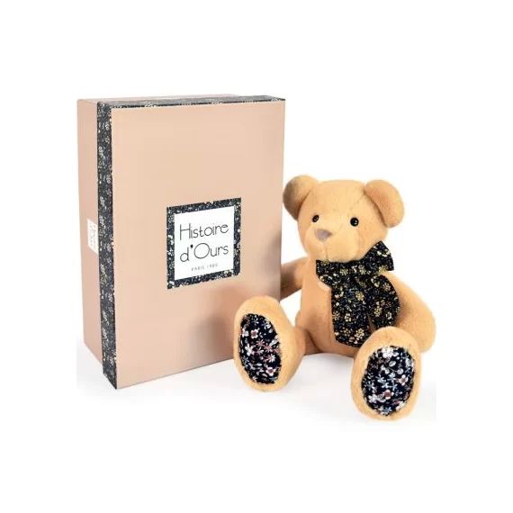 Coffret peluche ours marron clair Copains câlins (25 cm)