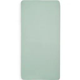 Lot de 2 draps housses en coton Ash Green (60 x 120 cm)