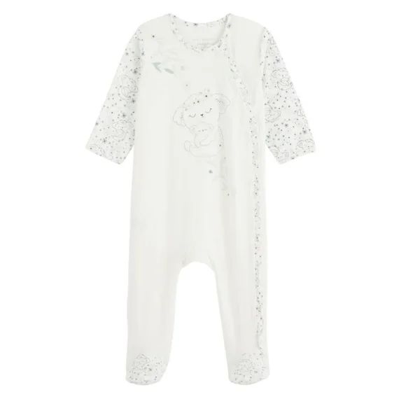 Pyjama Bébé Ouverture Pressionnée Mini Koala Blanc