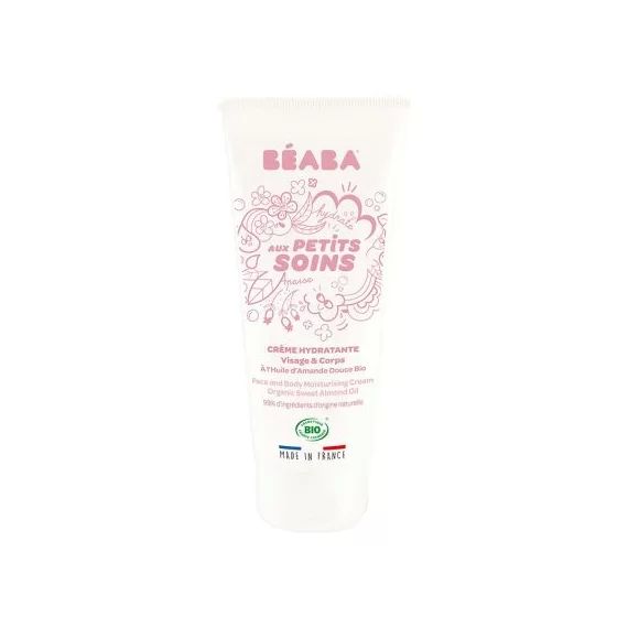 Crème hydratante visage et corps à l&rsquo;huile d&rsquo;amande douce bio (100 ml)