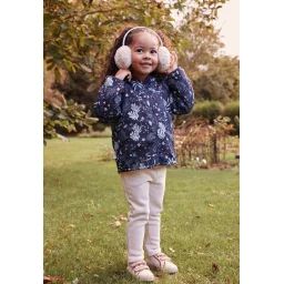 Veste À Capuche Enfant En Sherpa Réversible Belle De Nuit Bleu