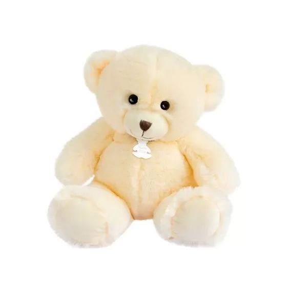 Peluche ours Bellydou écru (30 cm)
