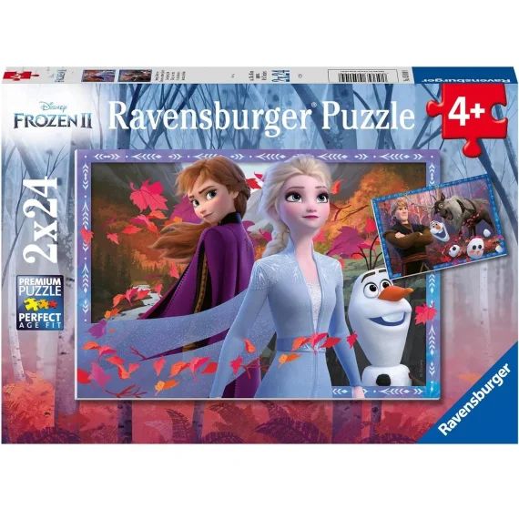 Puzzle Disney La Reine Des Neiges 2×24 Pcs Bleu