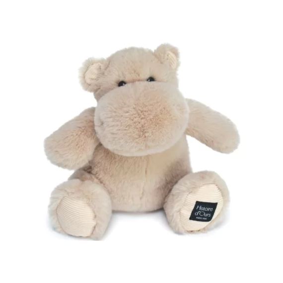 Peluche hippopotame beige sable Hip&rsquo;Cool (25 cm)