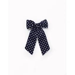 Barrette À Cheveux À Pois Blanc
