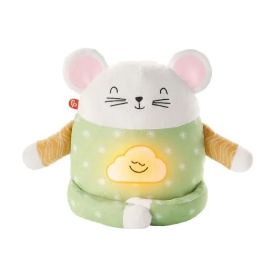 Fisher-Price – Ma Petite Souris De Meditation – Jouet Naissance 1Er Age blanc