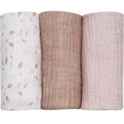 Lot de 3 langes Rose et Lili