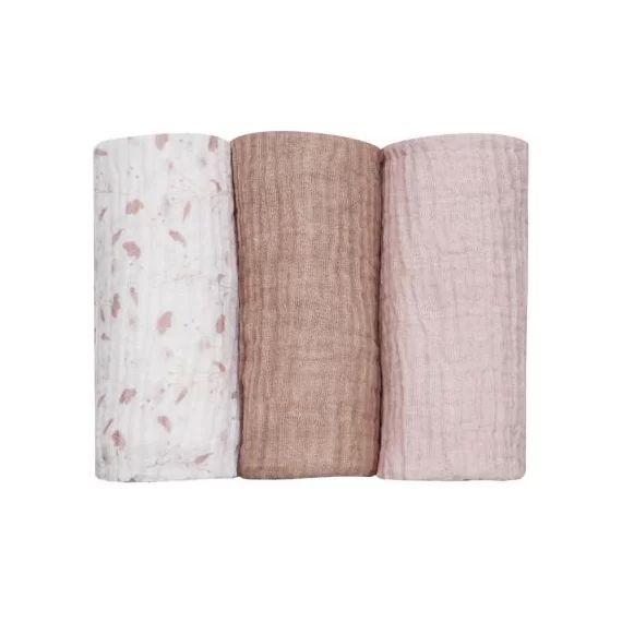 Lot de 3 langes Rose et Lili
