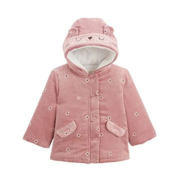 Manteau Bébé – Bloom – Velours Côtelé – Marron – Fille Marron
