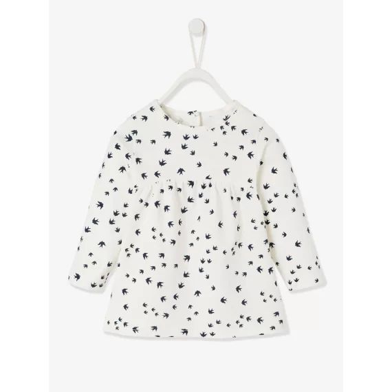 T-shirt imprimé bébé fille ivoire imprimé